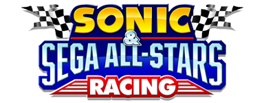 Sonic & SEGA All-Stars Racing title screen for Nintendo DS